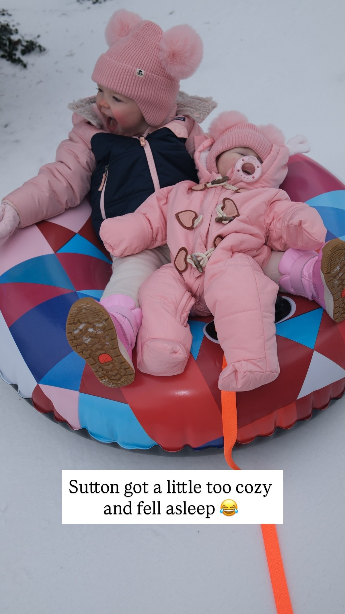 Sutton got a little too cozy and fell asleep 😂❤️ 

 #LTKBaby #LTKKids #LTKSeasonal