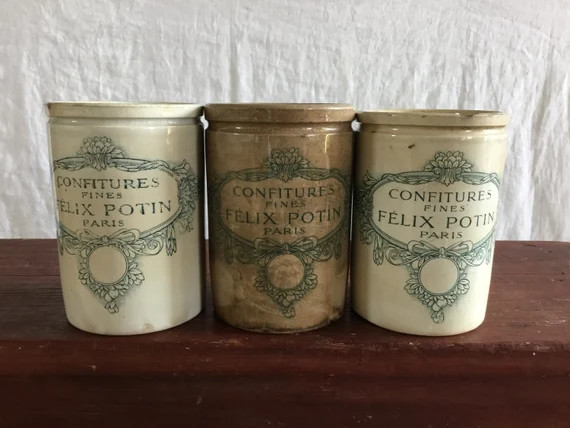 Antique Felix Potin Pots | Etsy | Etsy (US)