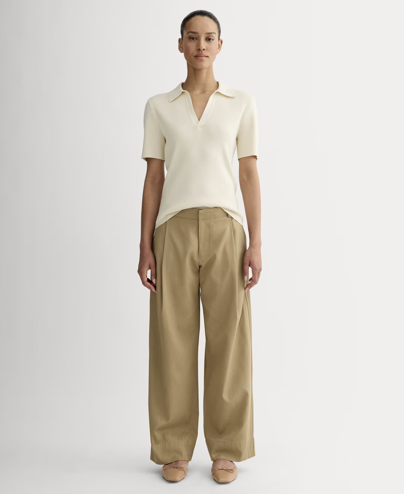 Women's Low-Rise Chino by Everlane in Ash Brown, Size 0 | Everlane