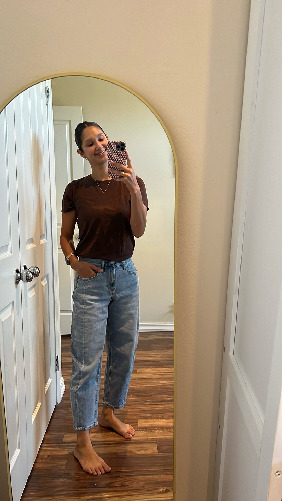 Under $100 outfit | petite barrel length jeans 

#LTKFindsUnder50 #LTKFindsUnder100 #LTKStyleTip