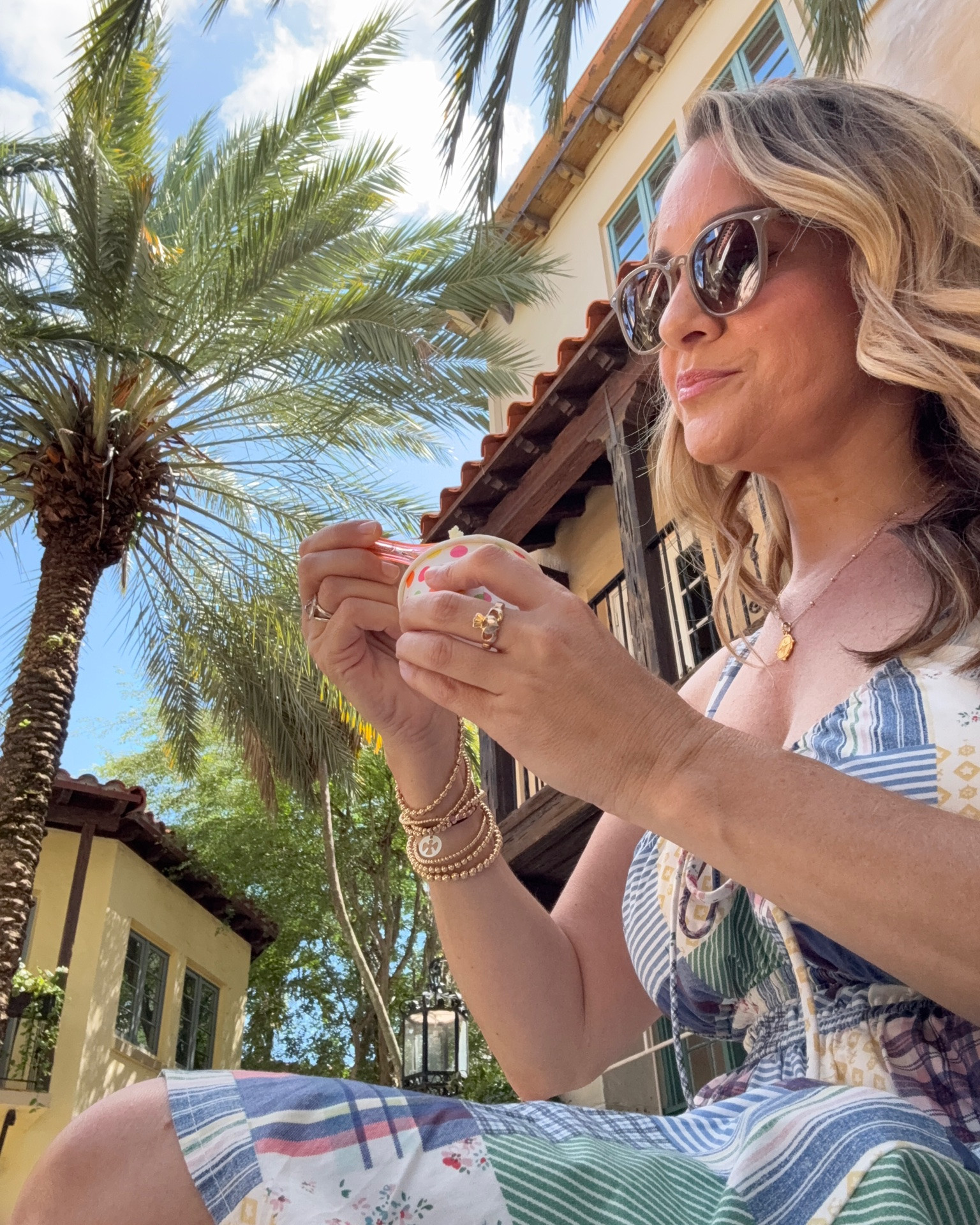 This dress and these shades are about to be my entire personality for the summer. 🌴

@abercrombie

#LTKootd #LTKOver40 #LTKTravel