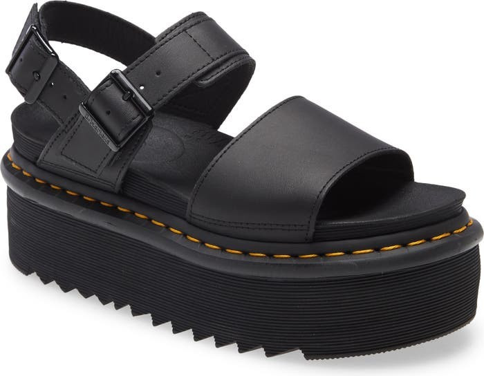 Voss Quad Hydro Leather Platform Sandal | Nordstrom