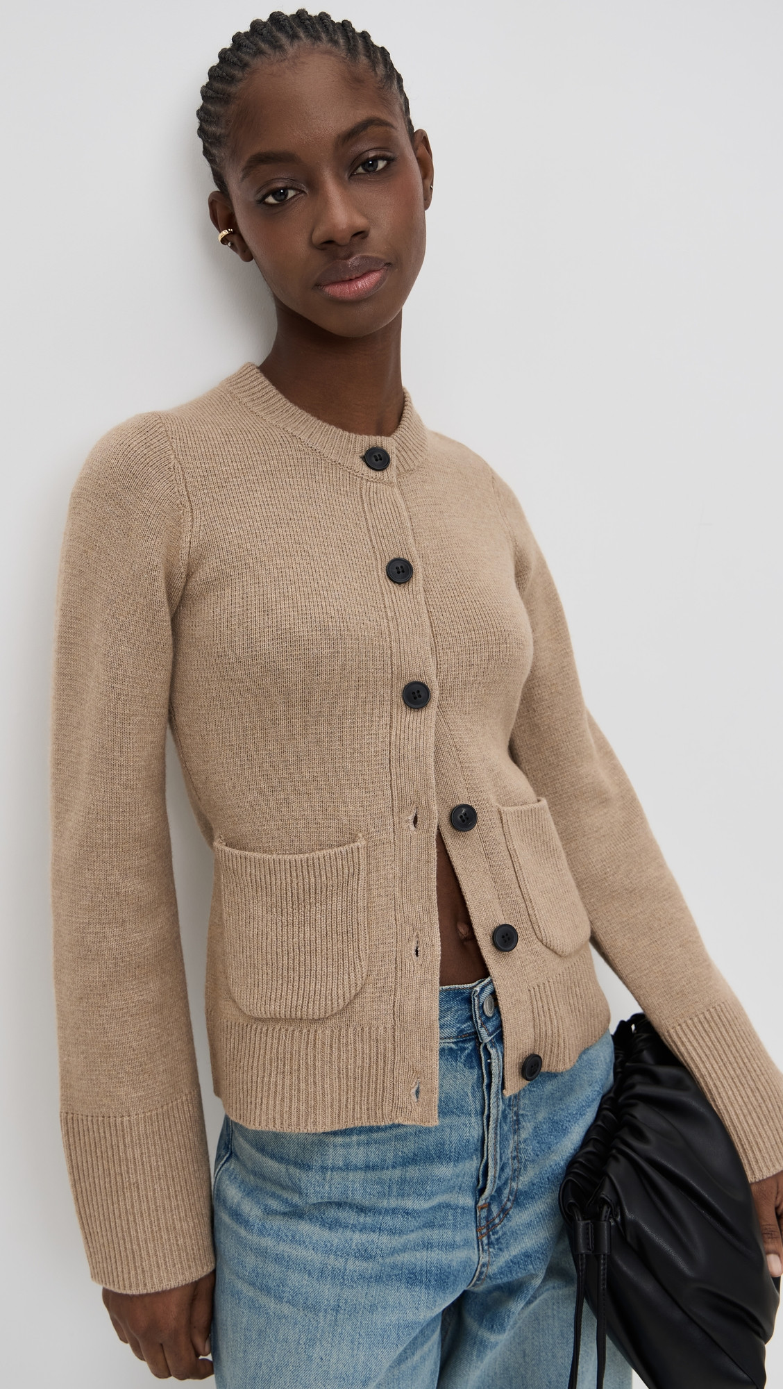 Pistola Denim Dani Cinched Waist Cardigan Toasted Wheat M | Shopbop