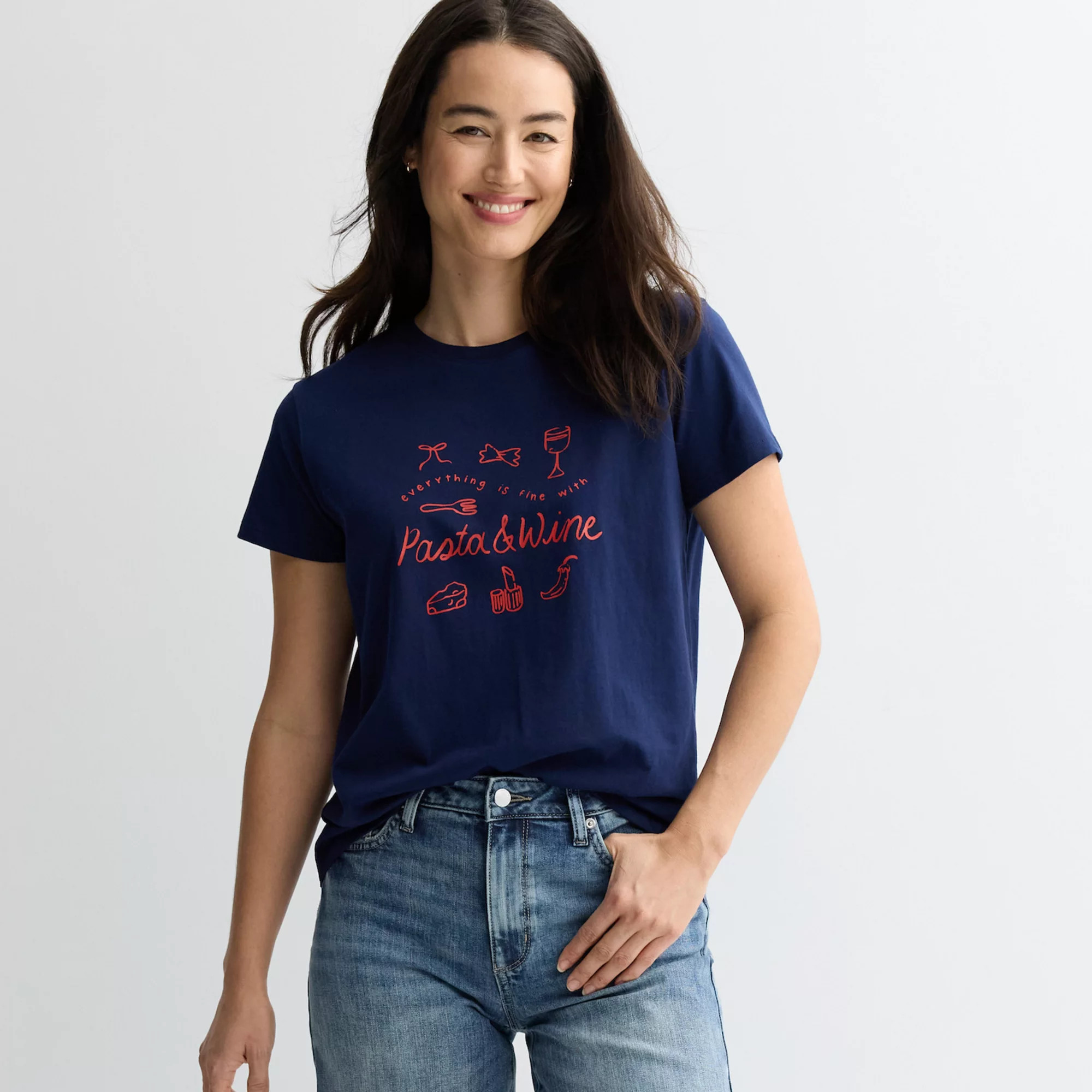 Women's Sonoma Goods For Life® Cotton Graphic Tee | Kohl's