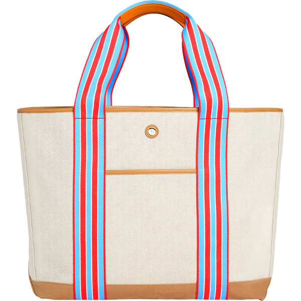 Monogrammable Cabana Tote, Paloma | Maisonette