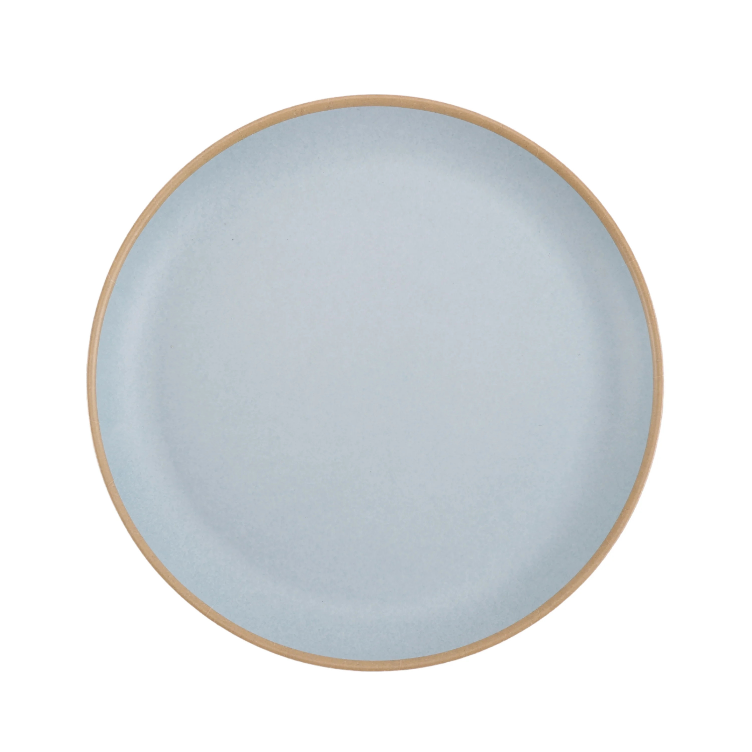 Better Homes & Gardens Eco-Friendly Bamboo Melamine Round Dinner Plate, Teal Reactive | Walmart (US)