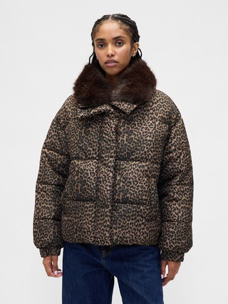 Fur-Trim Puffer Jacket | Gap (US)