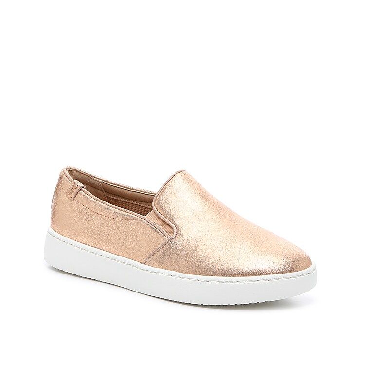 Vionic Avery Slip-On Sneaker - Women's - Rose Gold Metallic - Size 8 - Slip-On | DSW