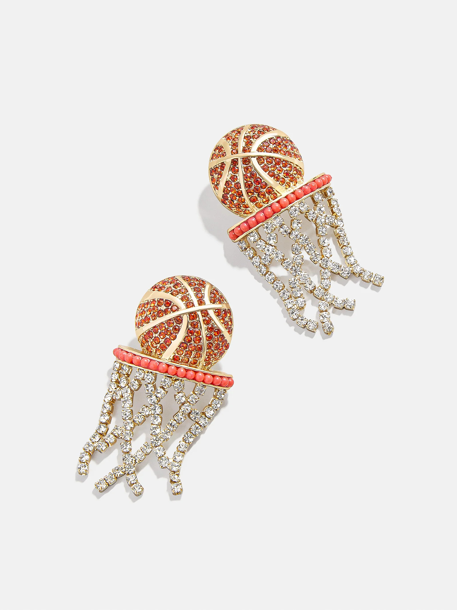 Slam Dunk Earrings - Orange | BaubleBar (US)