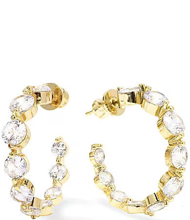 Melinda Maria She's An Icon Hoop Earrings - Gold | Dillard's