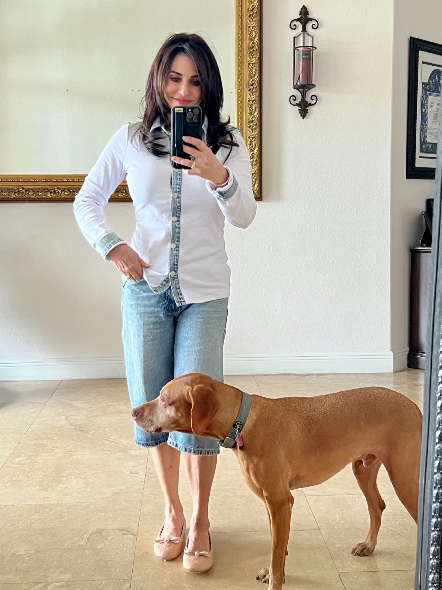 A super cute and comfortable Friday errand day vibe. Bermudas a 2 , top a Med . 

#LTKSeasonal #LTKstyletip #LTKover40