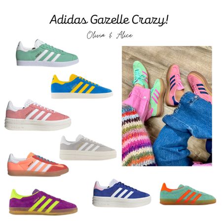 Something we are always asked about is our mint green and pink Adidas Gazelles, we actually managed to get hold of them before they went out of stock but we’ve linked so many cool alternatives here for you which we love (and we may have just bought the purple pair, we are a sucker for trainers)! 

#LTKshoecrush #LTKunder100