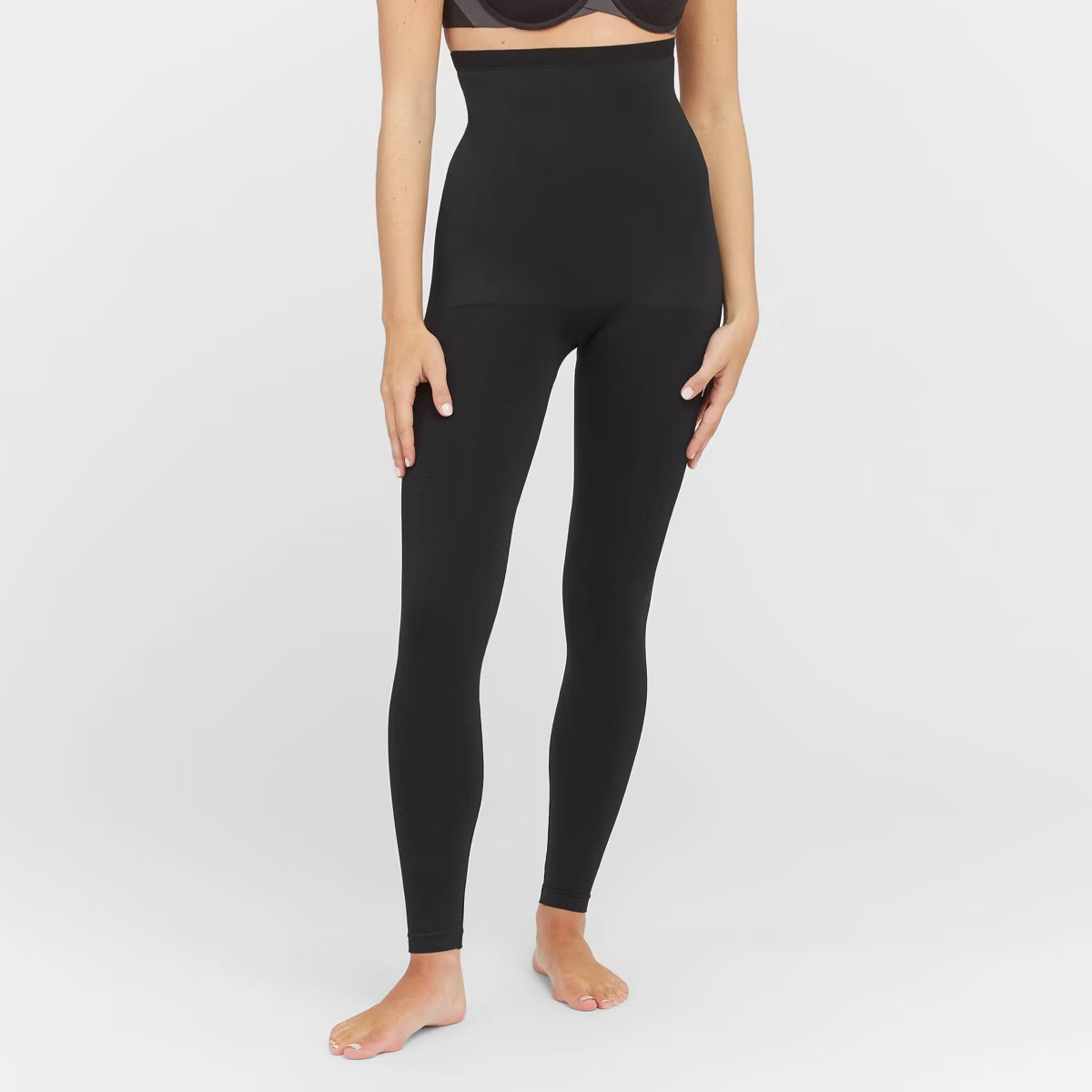 ASSETS by SPANX Women's High-Waist Seamless Leggings - Black | Target
