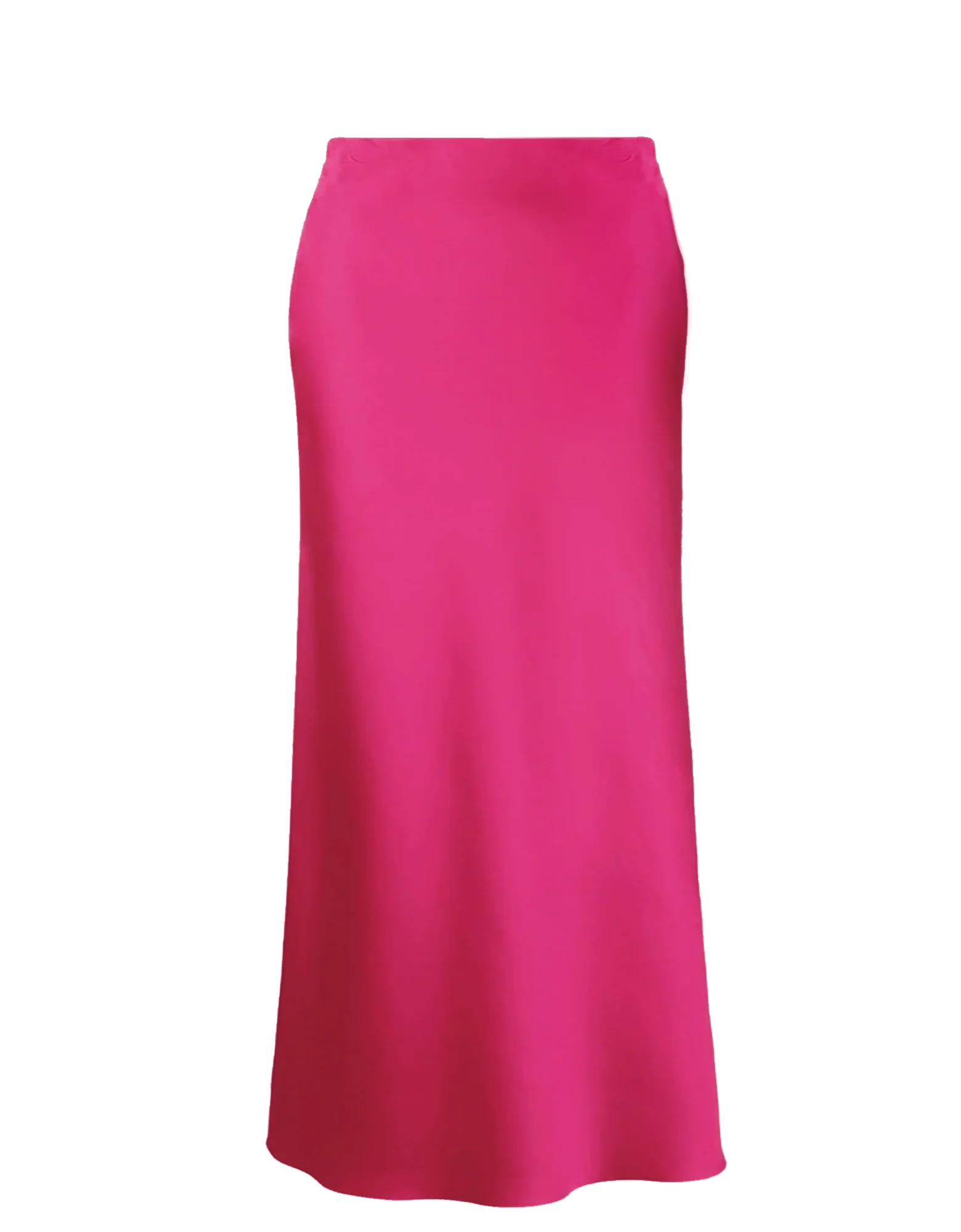 Silk Pink Satin Bias Maxi skirt Cynthia Vincent Baacal | BAACAL Limited, LLC