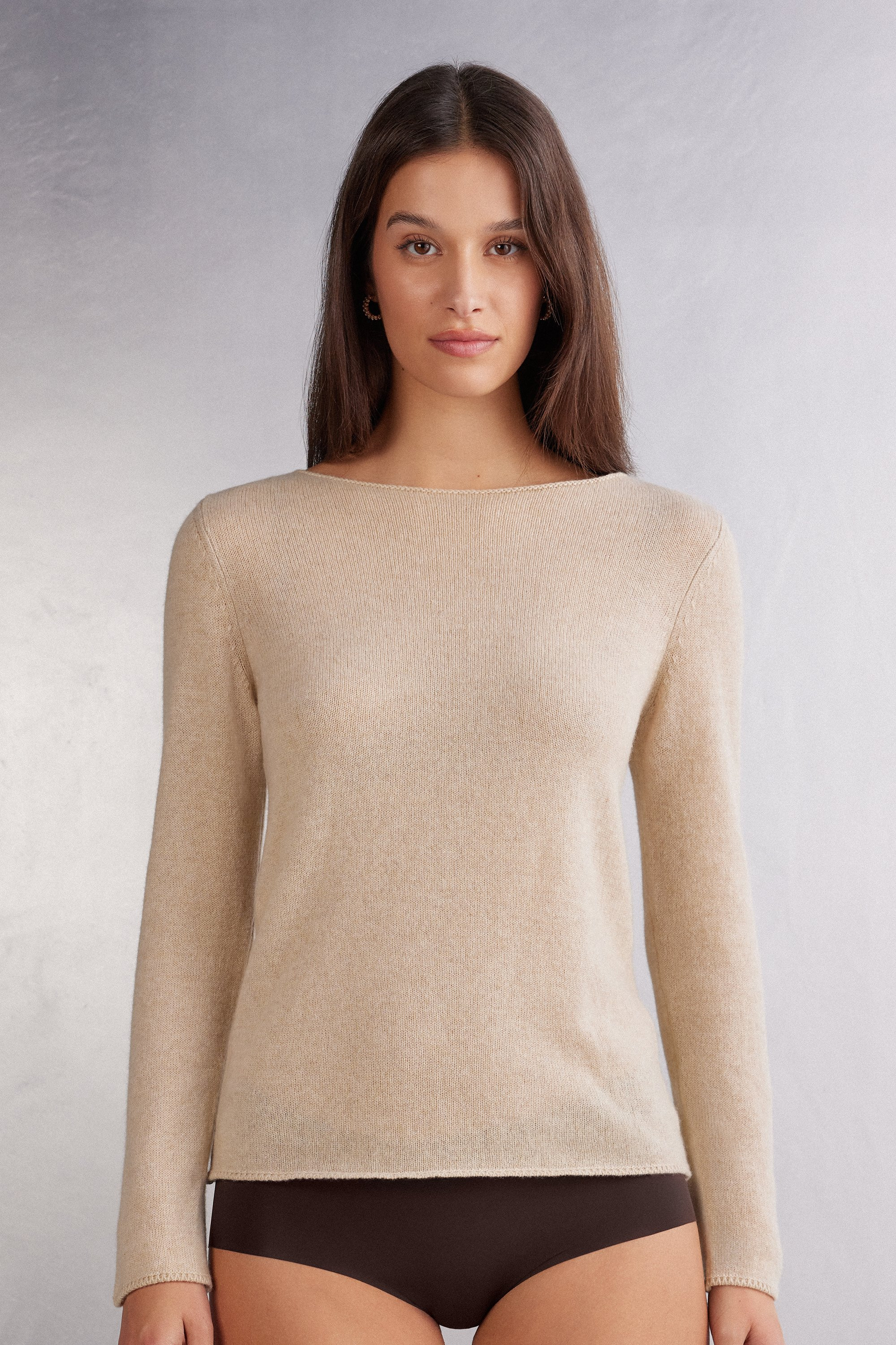 100% Cashmere Long Sleeve Top - Intimissimi | Intimissimi (US)