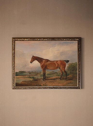 Equestrian Majesty bronze frame rigid art print | Simons