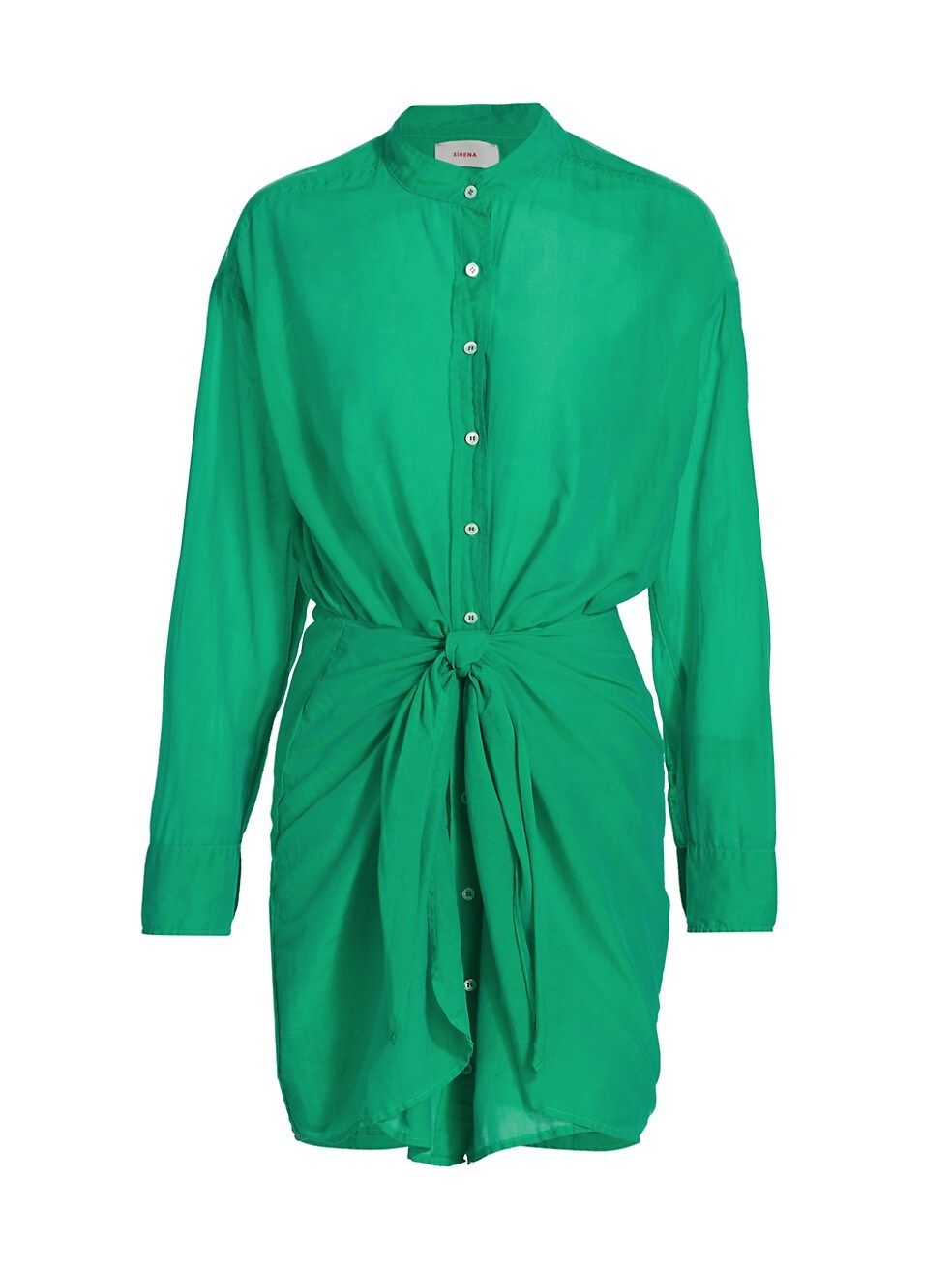 Arly Tie-Front Shirtdress | Saks Fifth Avenue