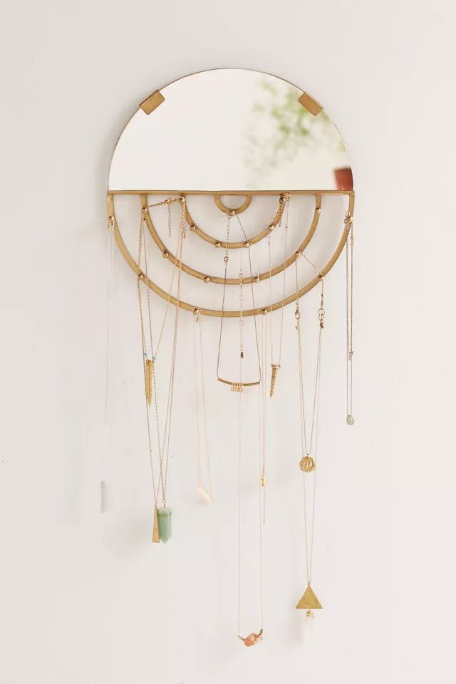 Aimee Jewelry Storage Hanging Mirror | Urban Outfitters (US and RoW)