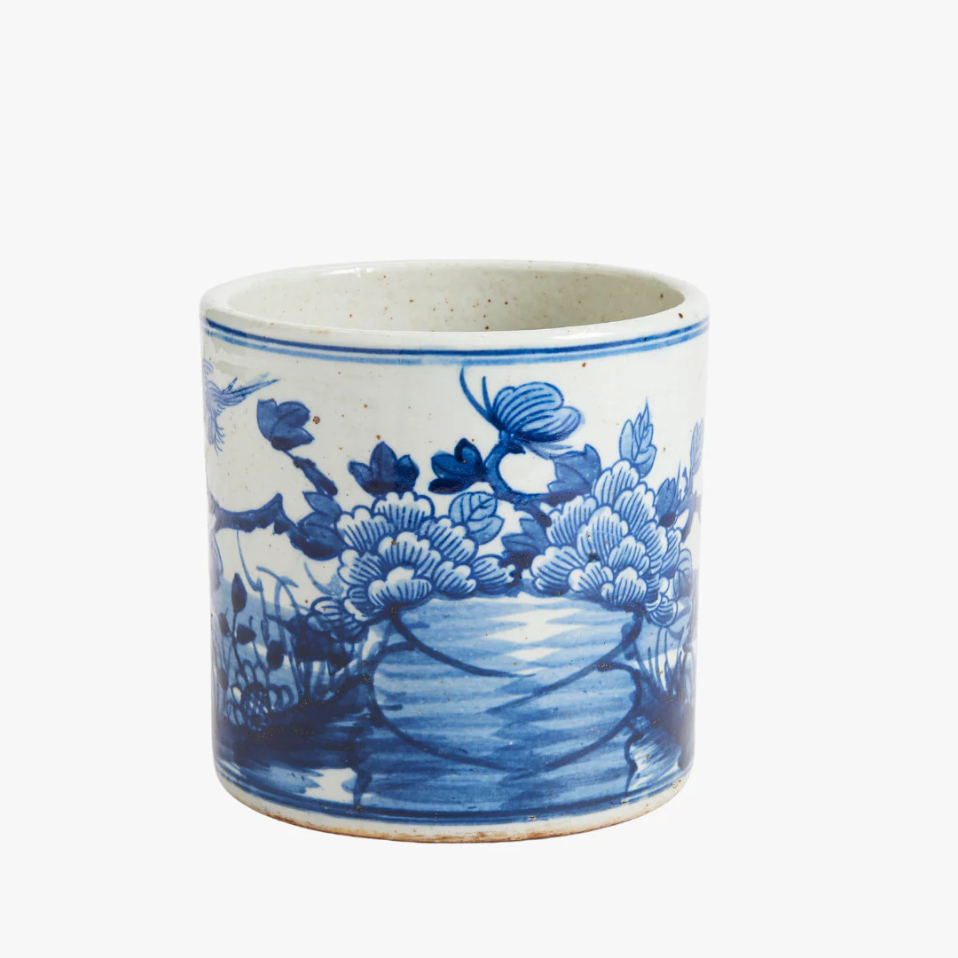 Blue Bird and Flower Planter | Dear Keaton