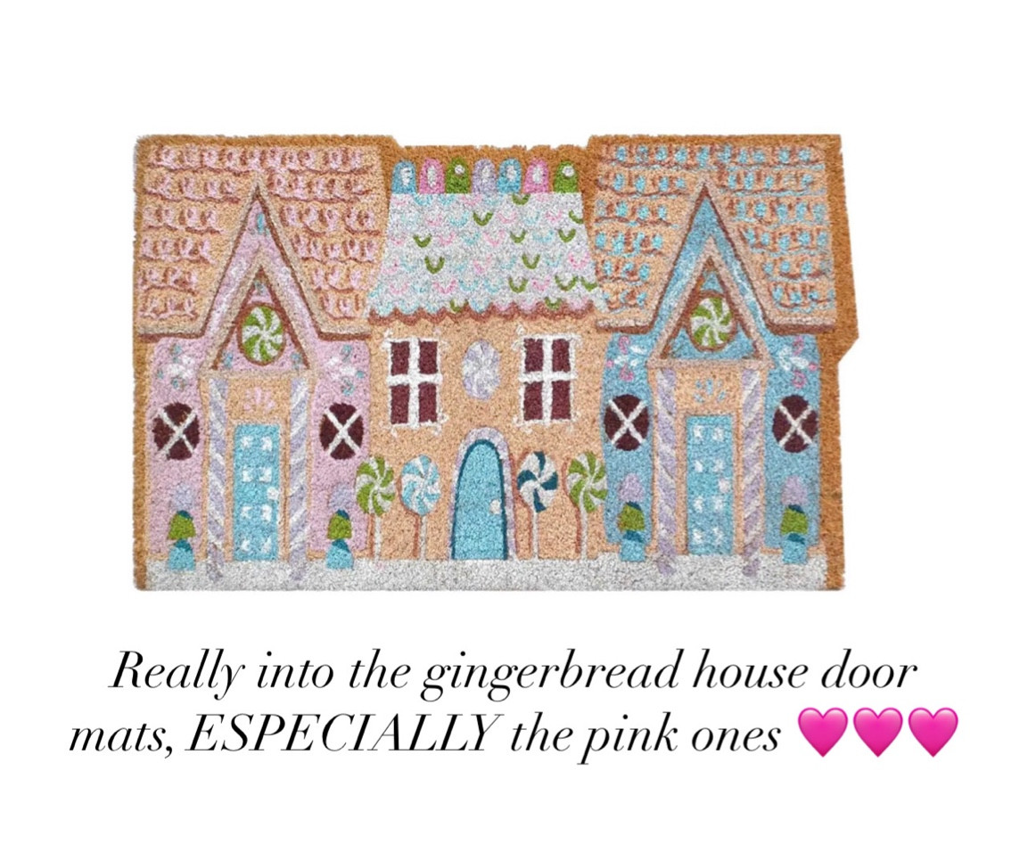 Gingerbread door mats 