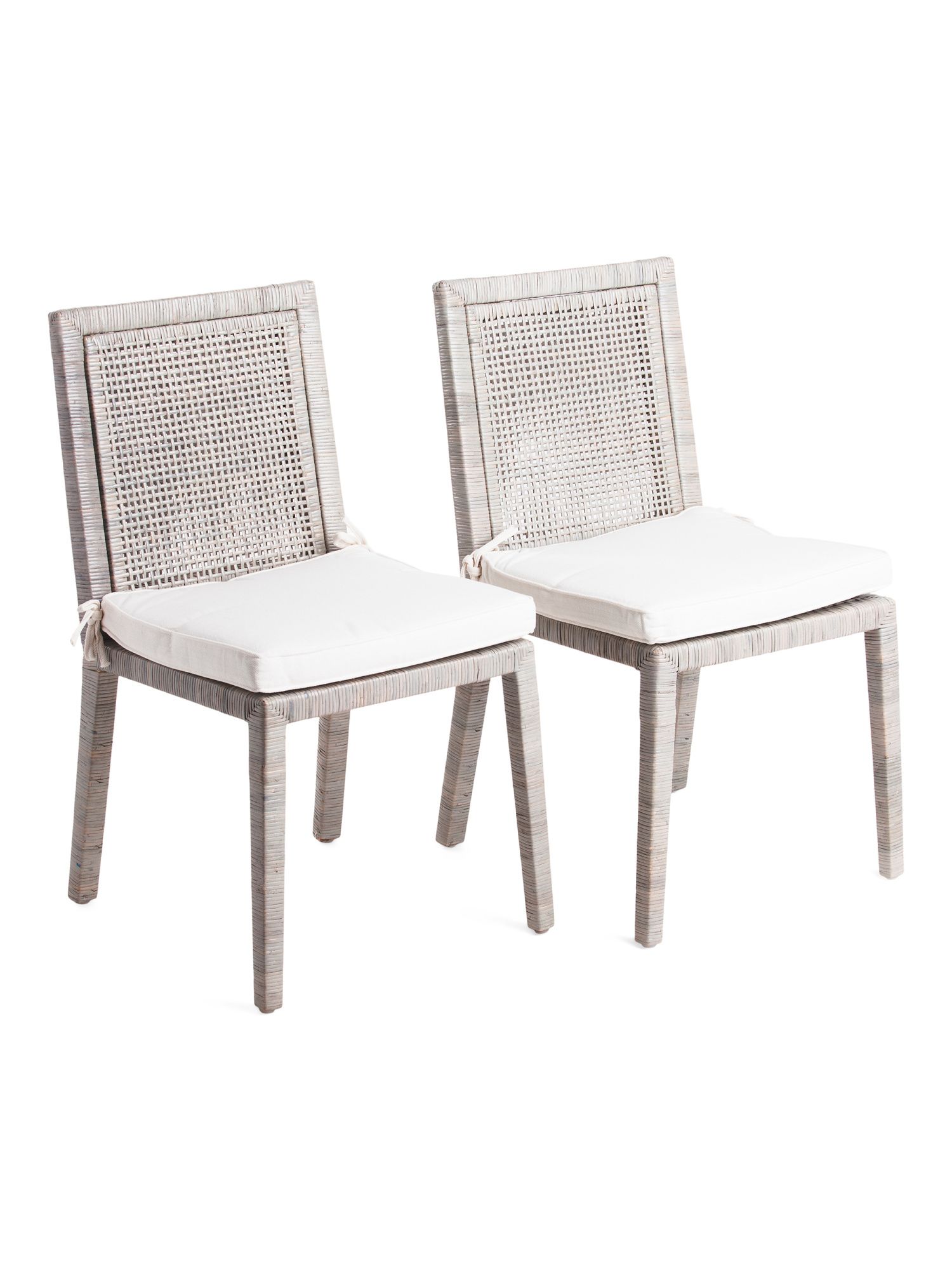 Set Of 2 Rattan Dining Chairs | TJ Maxx