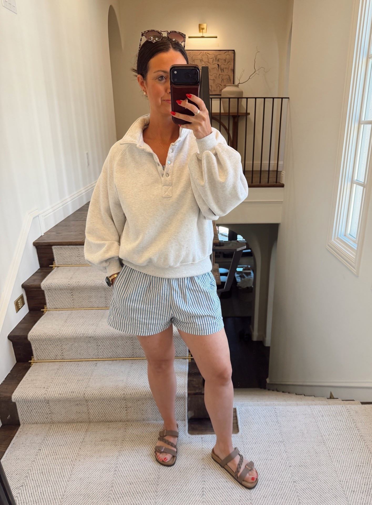 Casual summer loungewear - cutest summer set.

#LTKSeasonal #LTKOver40 #LTKmomlife