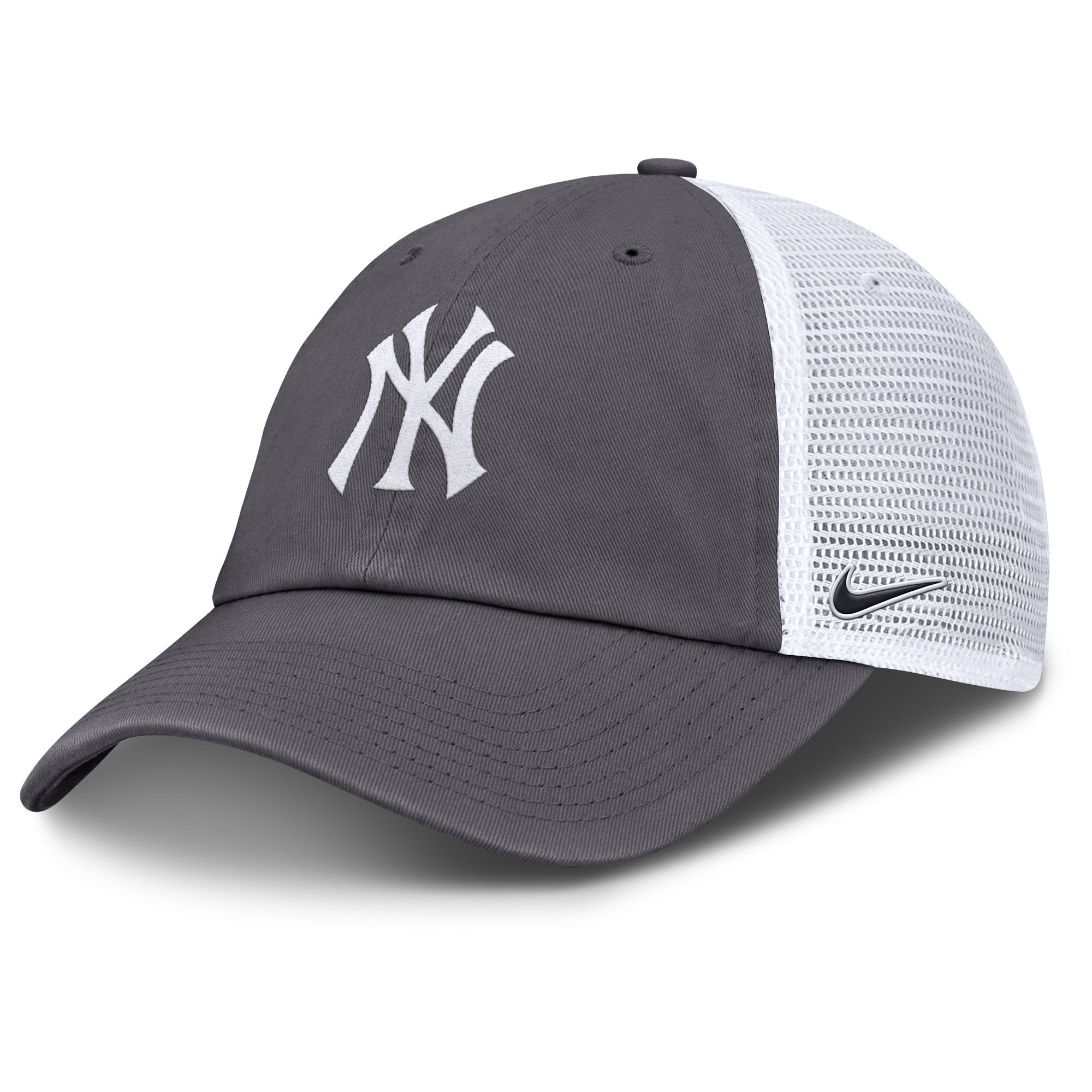 Men's Nike Gray New York Yankees Adjustable Trucker Hat | Fanatics