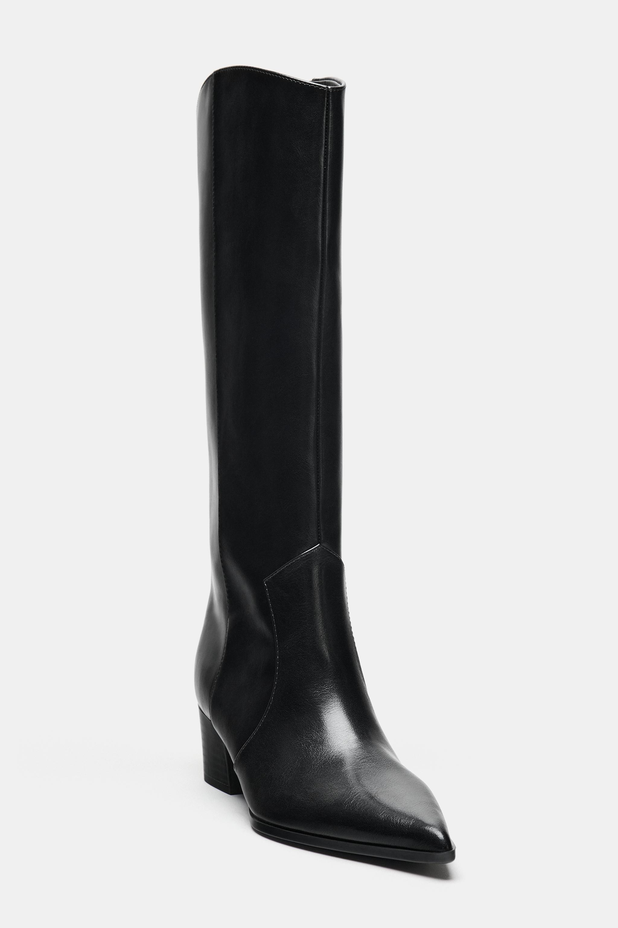 COWBOY HEELED BOOTS | Zara US
