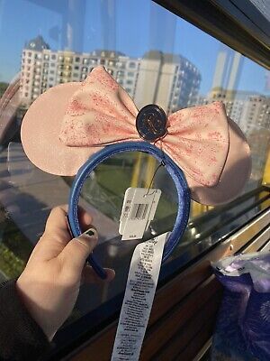 Disney Parks Riviera Resort DVC Loungefly Pink And Blue Minnie Ears Headband NWT | eBay AU