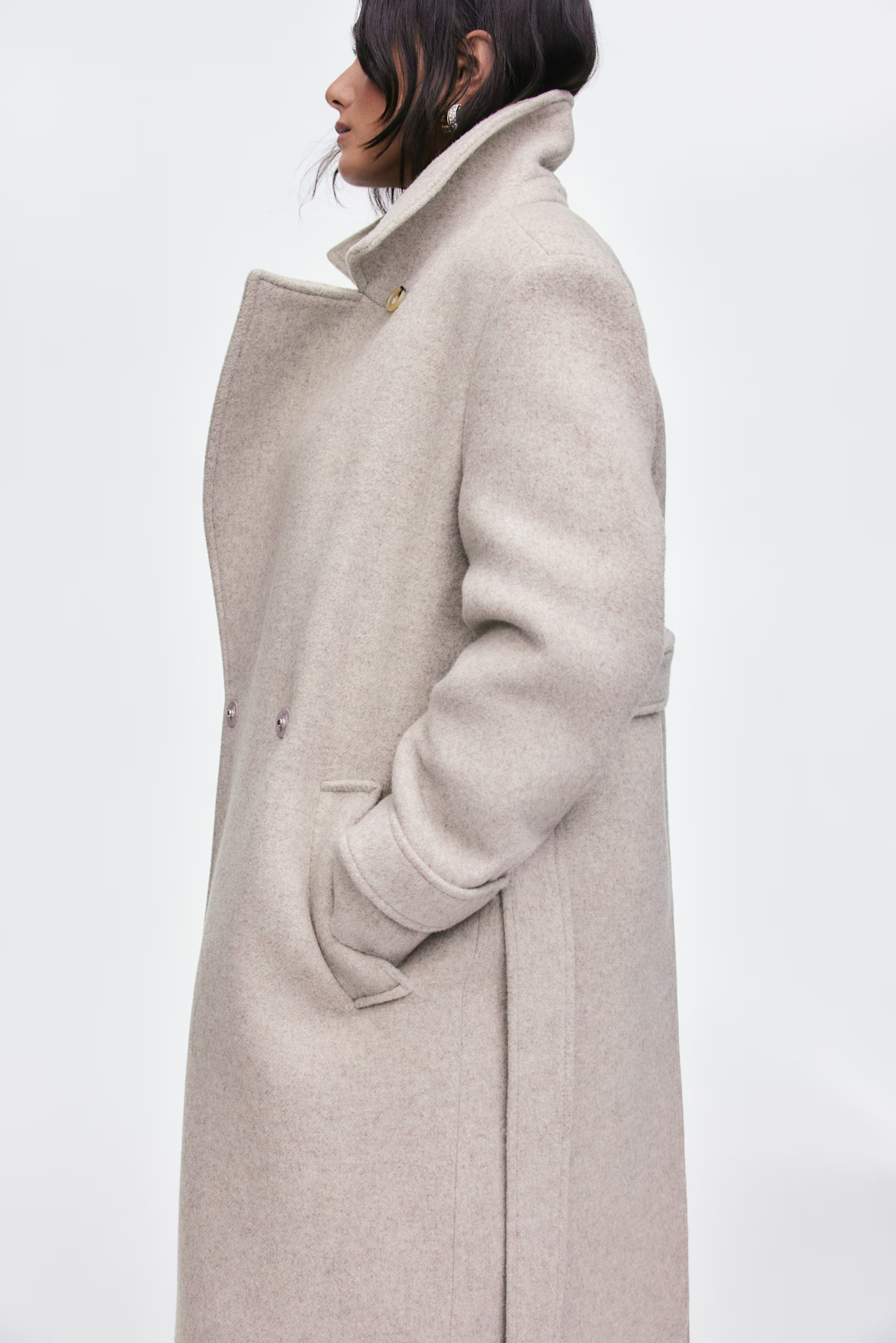 Wool-blend tie-belt coat | H&M (UK, MY, IN, SG, PH, TW, HK)