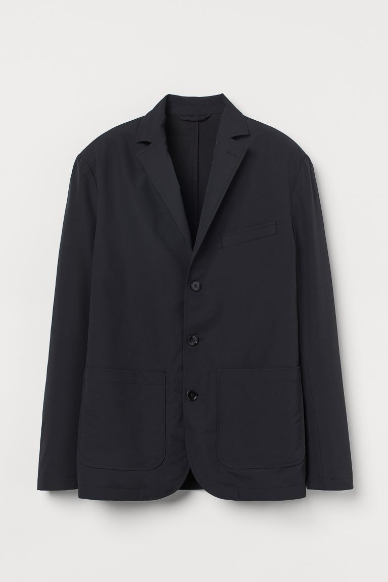 Regular Fit Packable Jacket - Black - Men | H&M US | H&M (US + CA)