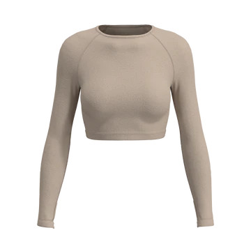 Sculpt Long Sleeve Crop | Recreation Sweat