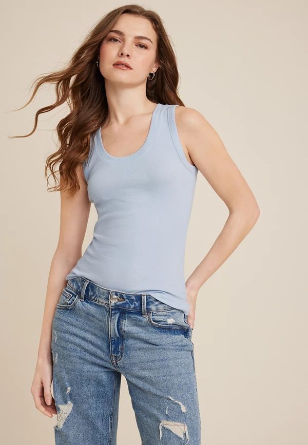 24/7 U Line Tank Top | Maurices