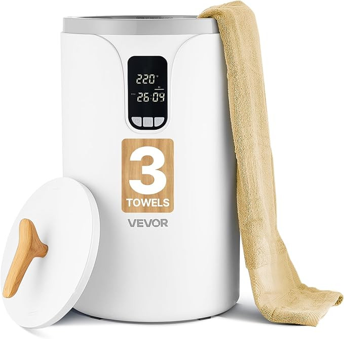 VEVOR Towel Warmers for Bathroom, Towel Warmer Bucket with 24H Delay Timer & Child Lock & Auto Sh... | Amazon (US)