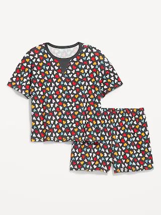 Printed Pajama Shorts Set for Women  -- 3.5-inch inseam | Old Navy (US)