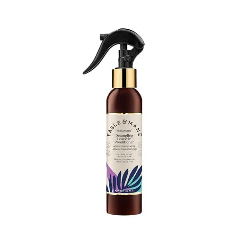Fable & Mane Detangling Leave-In Conditioner, with UV Heat Protection for Smooth, Hydrated, Tangle-free Hair. Enriched with Aloe Vera | Amazon (US)