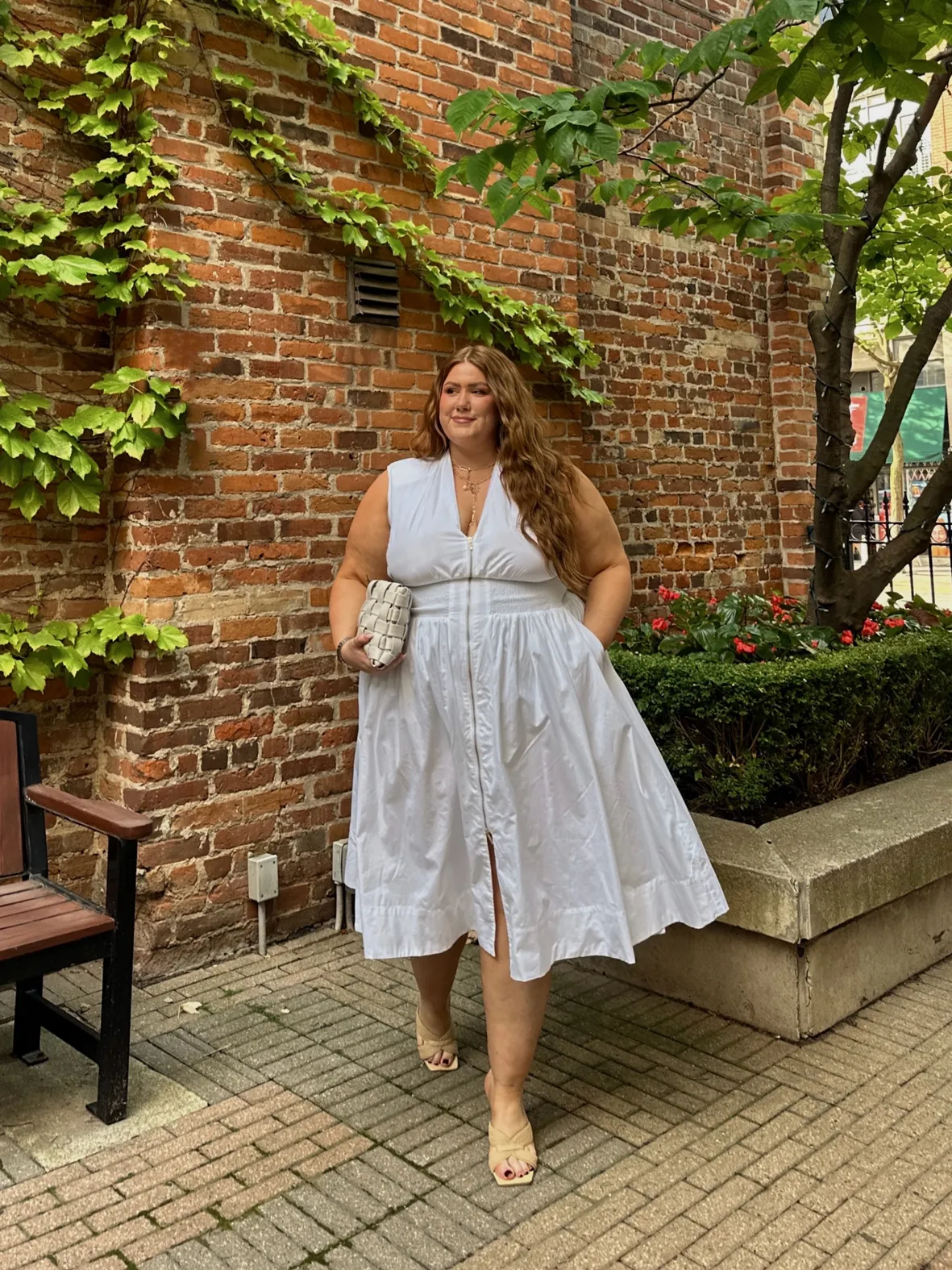 plus size summer white dresses 4 Under-$50 That Are All Over Instagram Fabric is not stretch Elegant Plus-Size White Dresses |