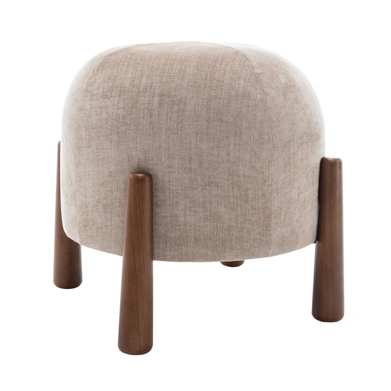 Wrought Studio Keigyn 17.9" Wide Round Footstool Ottoman | Wayfair | Wayfair North America