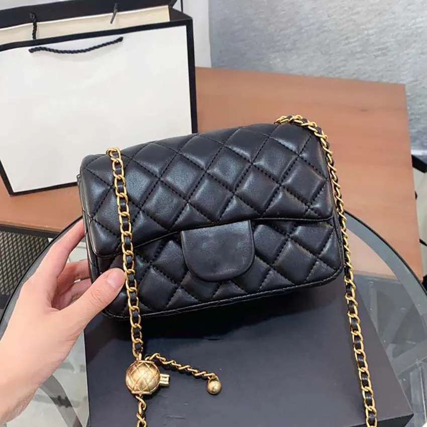 Designer Bags Women Bags Classic CFs Tote Bagg Diamond Lattice Cosmetic Handbag Square Fat Chain ... | DHGate