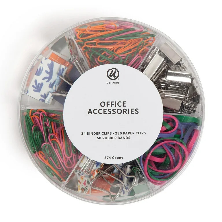 U Brands Office Accessory Round Kit, Set of 374, Colorful Cutouts, Assorted Colors | Walmart (US)