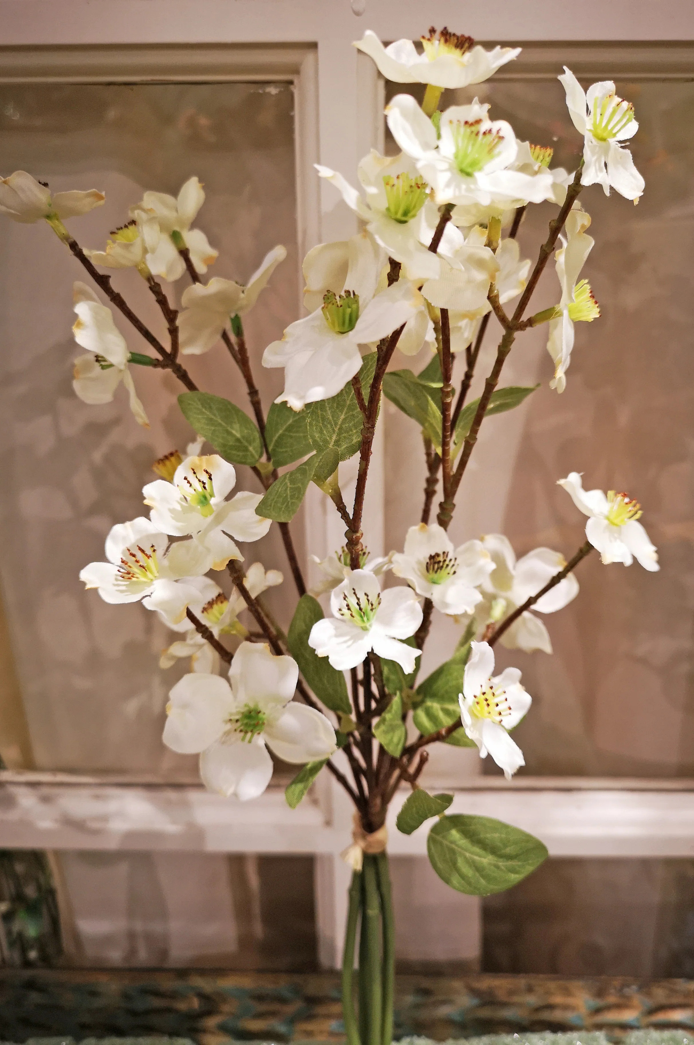 Silk Dogwood Arrangement (Set of 4) | Wayfair North America