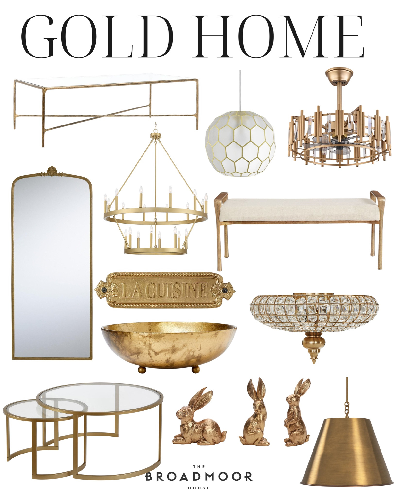 Gold home, home decor, gold decor, modern home, lighting chandelier, spring home, easter, coffee table, nesting table, floor
Mirror

#LTKhome #LTKstyletip #LTKFind