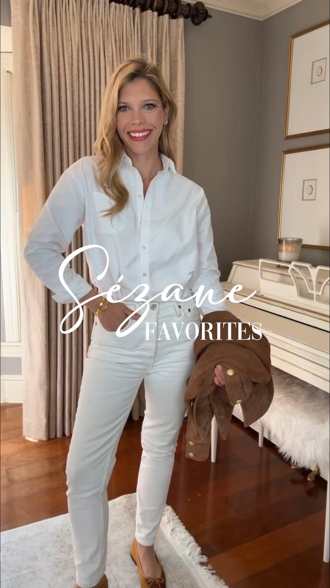 Sezane Favorites! Capsule wardrobe, button down, denim shirt, white button down, suede jacket, suede skirt, eyelet blouse, white eyelet blouse, summer outfitt

#LTKFindsUnder50 #LTKFindsUnder100 #LTKStyleTip