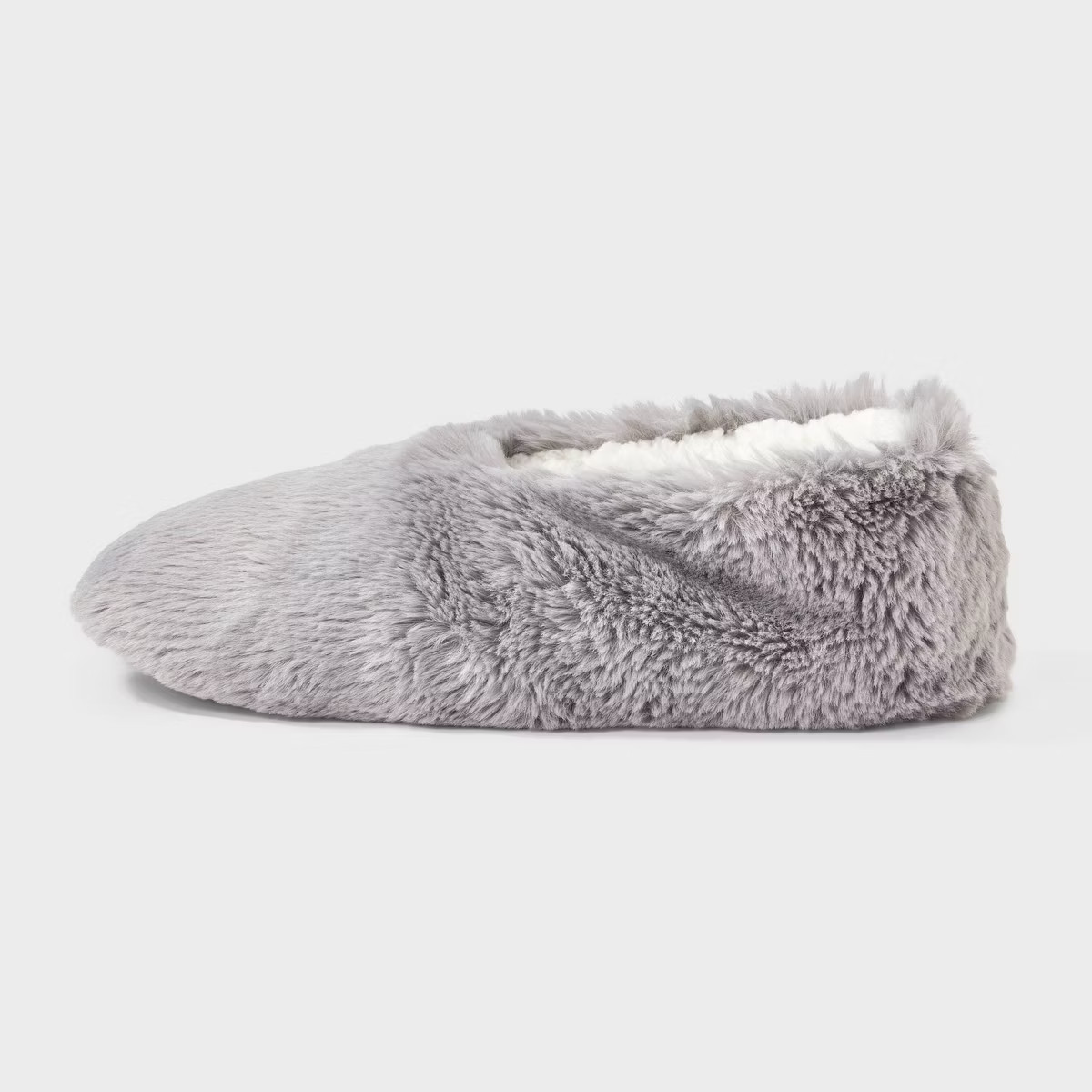 Women's Plush Faux Fur Cozy Slipper Socks with Slip Resistant Soles - Auden™ | Target