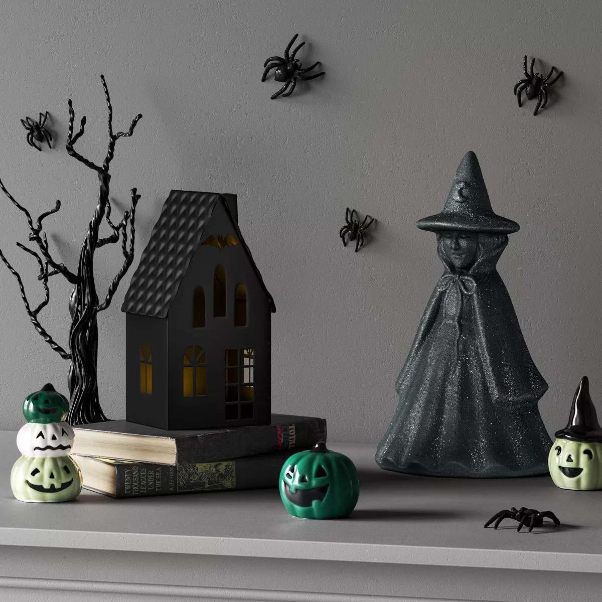 Terracotta Textured Witch Decorative Sculpture - Hyde and EEK! Boutique™ Black | Target