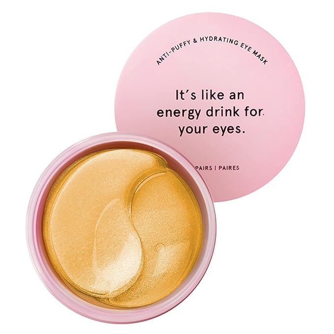 Under Eye Mask Jar 30 Pairs - Reduce Dark Circles, Puffy Eyes, Undereye Bags, Wrinkles - 24k Gold... | Amazon (US)
