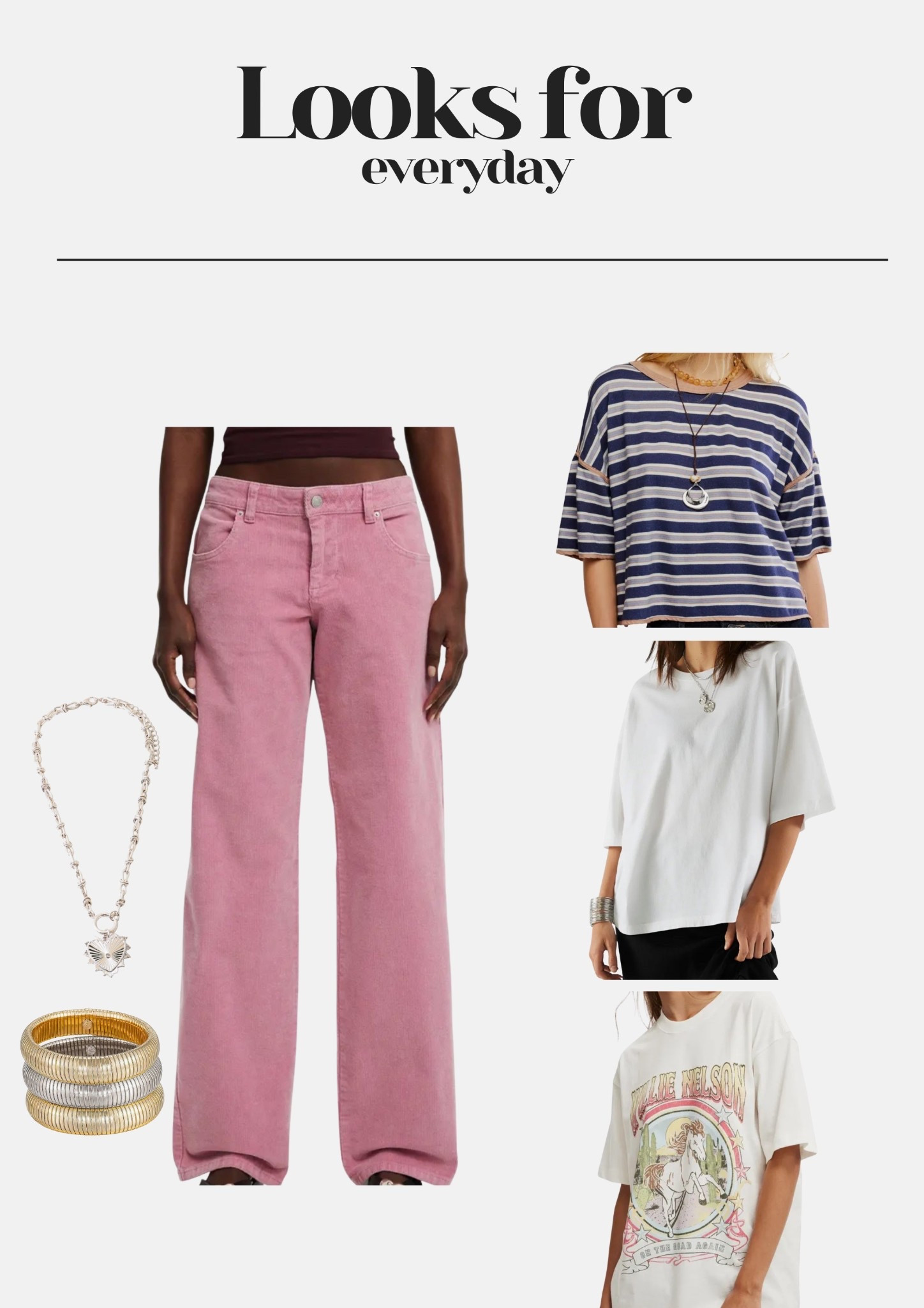 easy cutie tops to wear with pink pants!!





#LTKootd
