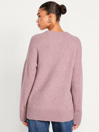 SoSoft Crew-Neck Tunic Sweater | Old Navy (US)
