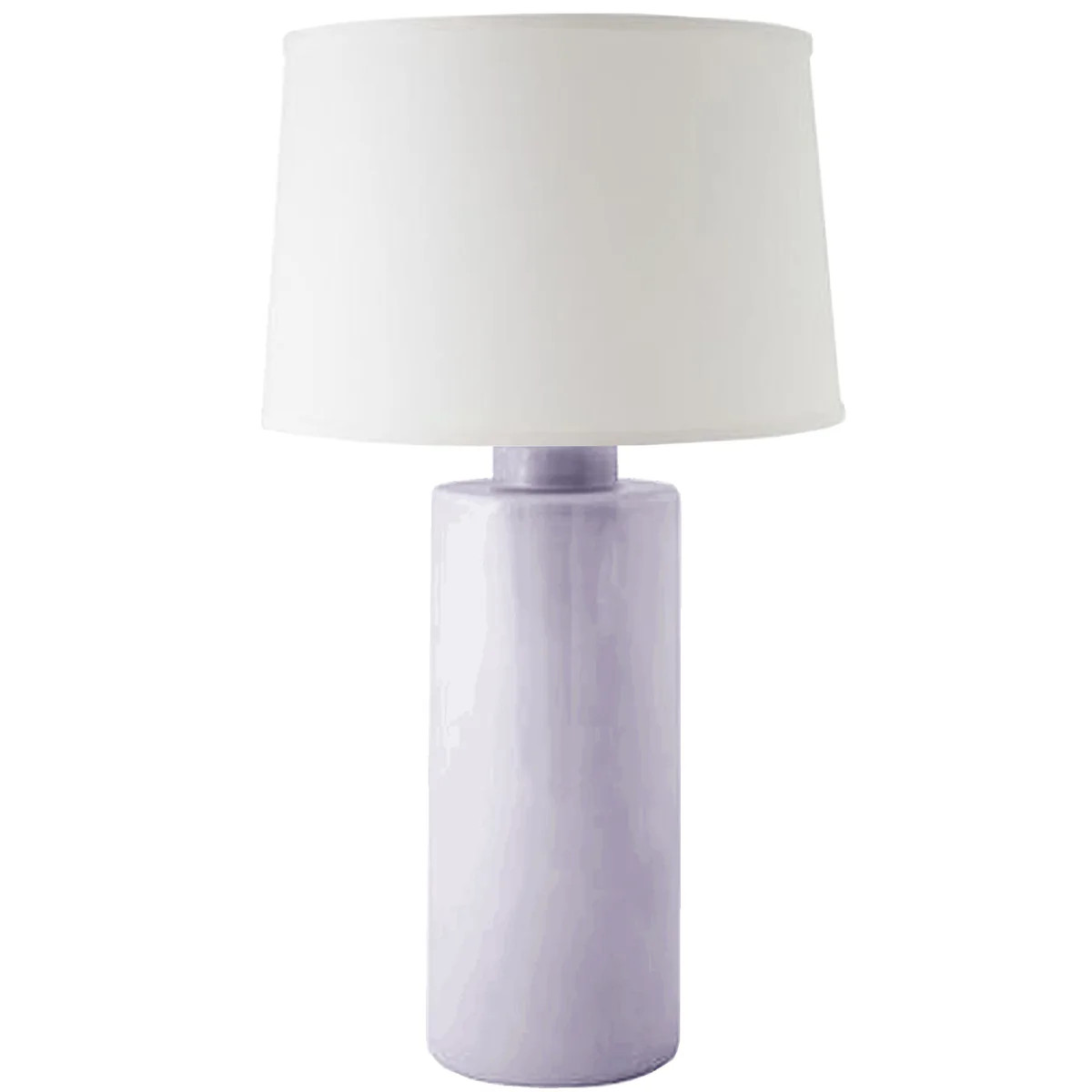 Light Lavender Solid Column Lamp | Ruby Clay Company