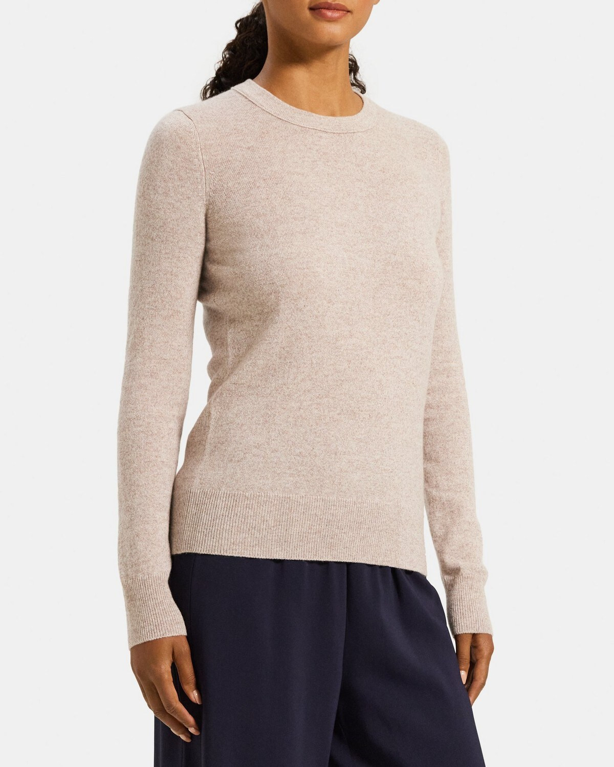 Crewneck Sweater in Cashmere | Theory Outlet